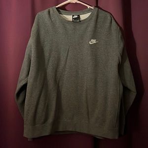 Nike, gray sweater, size XL